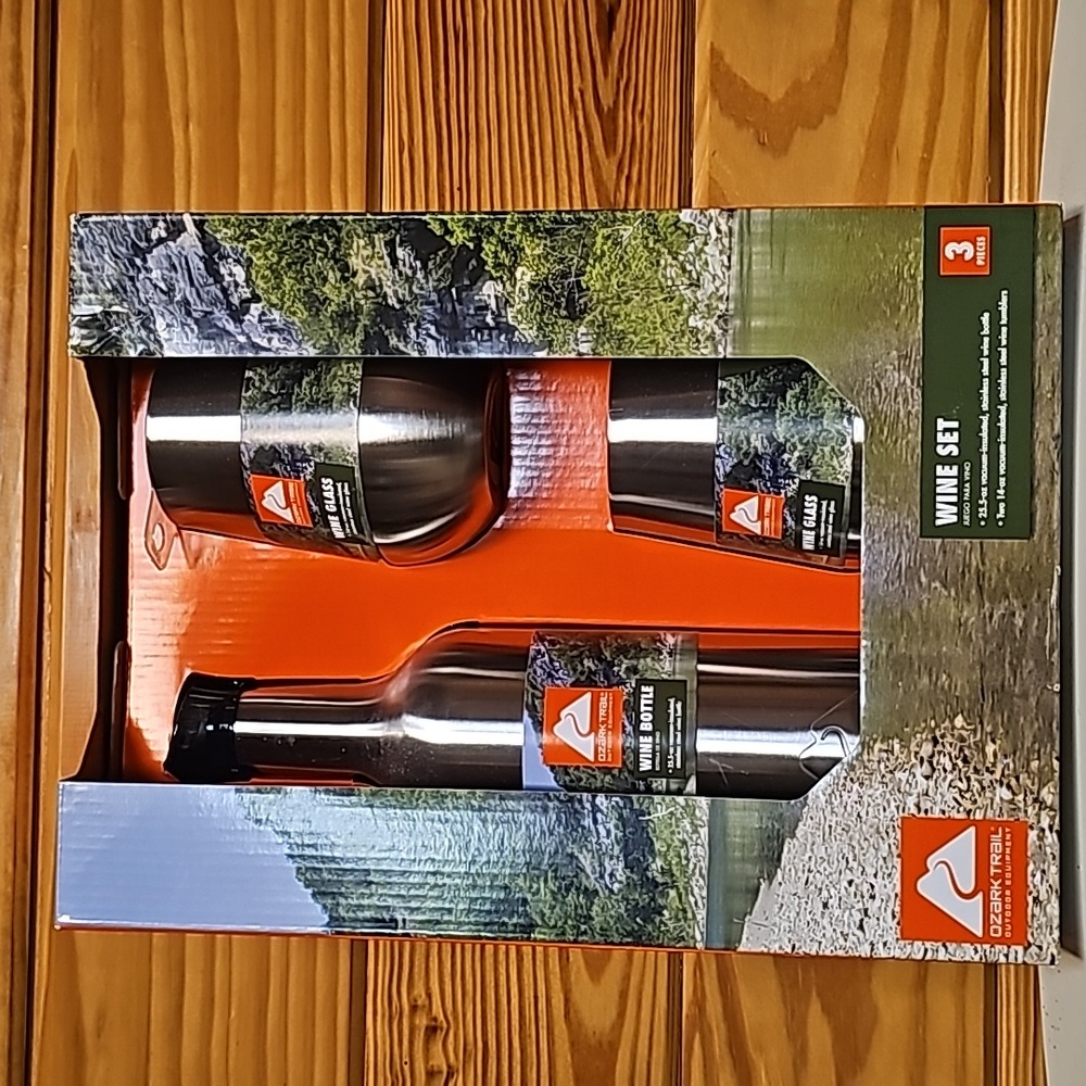 Ozark Trail 3 piece wine set